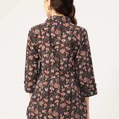 Versatile Collared Shirt with 3/4 Sleeves for Women – Elegant & Casual