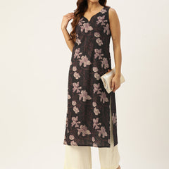 V-Neck Long Kurti
