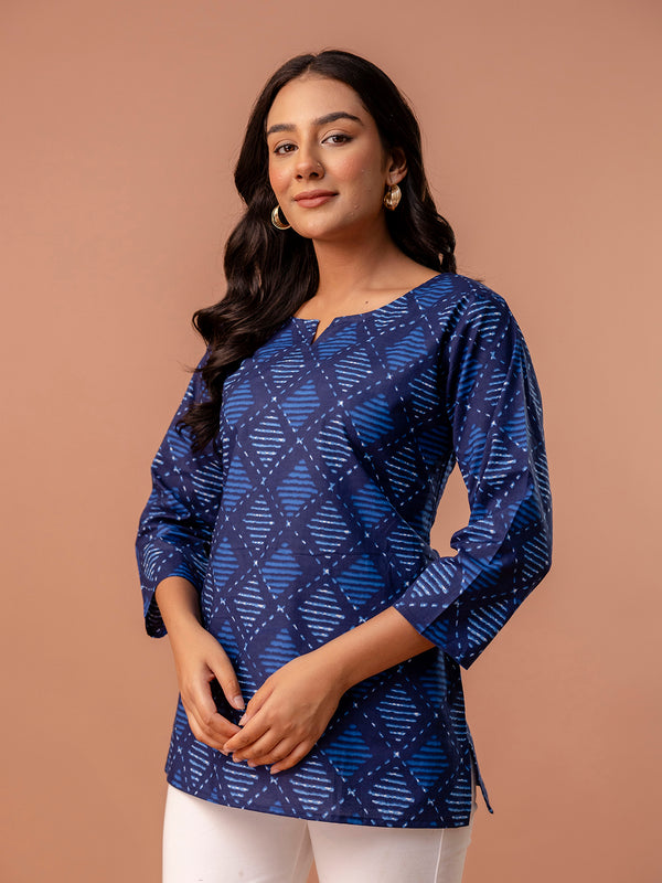 Elegant Printed top – Soft Cotton, Everyday Style, Sizes S–XXL.