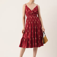 Women’s Floral Print Rayon Flared Dress | Soft & Lightweight | Casual Fit | Sizes XS–XXL