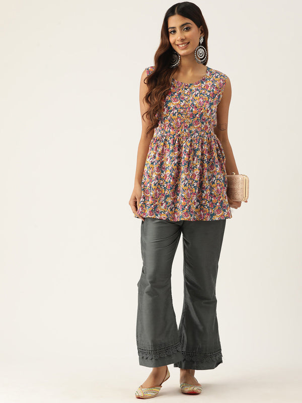 Sleeveless Flared Tops