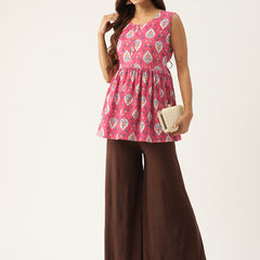 Sleeveless Flared Tops
