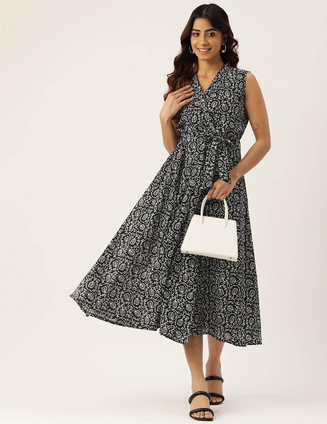 Wrap Around Angrakha Dress