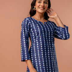 Elegant Printed top – Soft Cotton, Everyday Style, Sizes S–XXL.