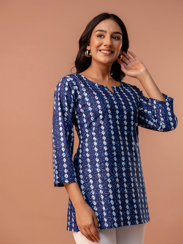 Elegant Printed top – Soft Cotton, Everyday Style, Sizes S–XXL.