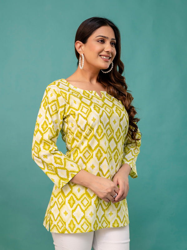 Elegant Printed top – Soft Cotton, Everyday Style, Sizes S–XXL.