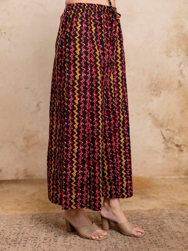 Women’s Elegant Cotton Printed Palazzos | Breathable & Flowy Fit