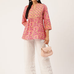 Sophisticated Mandarin Collar Tunic – Modern Elegance & All-Day Comfort, Sizes