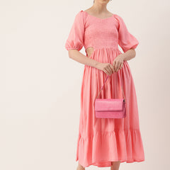 Women’s Floral Print Rayon Flared Dress | Soft & Lightweight | Casual Fit | Sizes XS–XXL