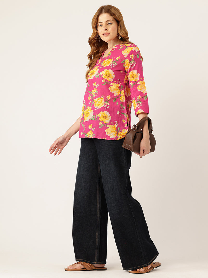 Stylish Women’s Printed Kurti – Comfort Meets Elegance|