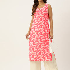 V-Neck Long Kurti