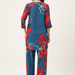 Floral Printed Cotton Co-Ord set – Breezy Prints, Chic Fit