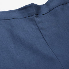 Cotton Pants - Double Pockets, Adjustable Waist, and Ankle-Length Fit