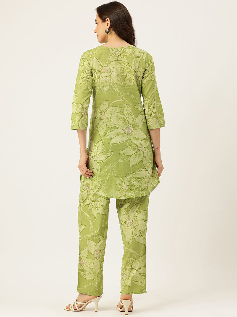 Floral Printed Cotton Co-Ord set – Breezy Prints, Chic Fit