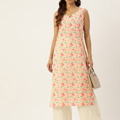 V-Neck Long Kurti