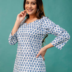 Elegant Printed top – Soft Cotton, Everyday Style, Sizes S–XXL.