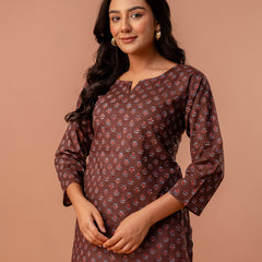 Elegant Printed top – Soft Cotton, Everyday Style, Sizes S–XXL.
