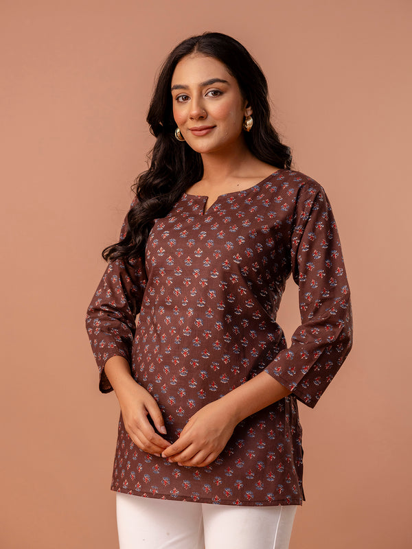 Elegant Printed top – Soft Cotton, Everyday Style, Sizes S–XXL.