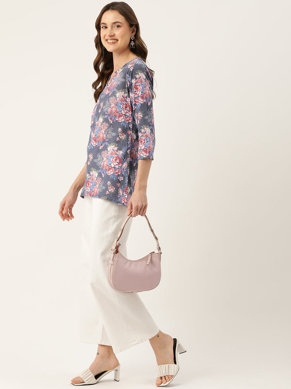 Feranoid Big V-Neck Kurti