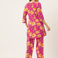 Floral Printed Cotton Co-Ord set – Breezy Prints, Chic Fit