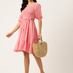 Women’s Floral Print Rayon Flared Dress | Soft & Lightweight | Casual Fit | Sizes XS–XXL