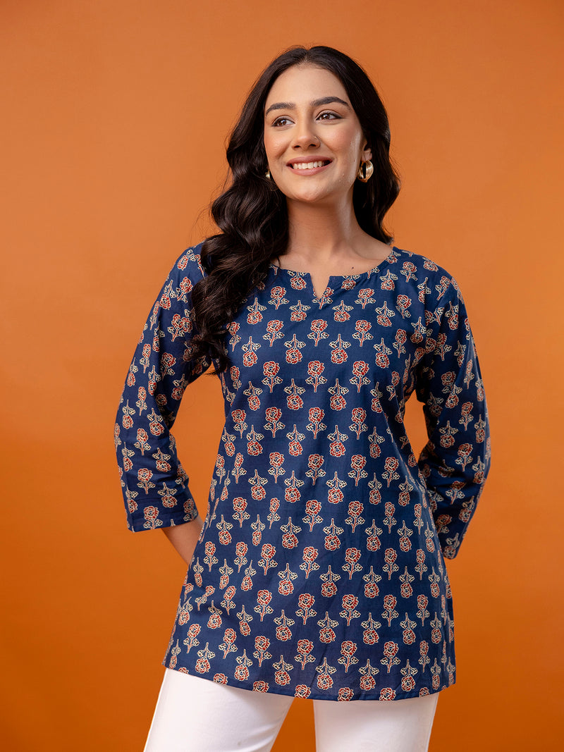 Elegant Printed top – Soft Cotton, Everyday Style, Sizes S–XXL.