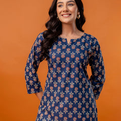 Elegant Printed top – Soft Cotton, Everyday Style, Sizes S–XXL.