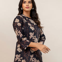 Elegant Mandarin Collar Printed Tunic – Stylish & Comfortable, Sizes
