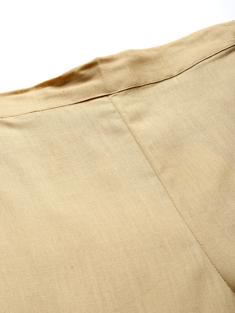 Cotton Pants - Double Pockets, Adjustable Waist, and Ankle-Length Fit