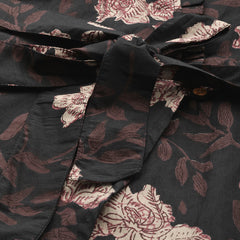 Floral Wrap Angrakha Dress – Lightweight Sleeveless Cotton Perfection