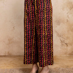 Women’s Elegant Cotton Printed Palazzos | Breathable & Flowy Fit