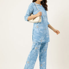 Floral Printed Cotton Co-Ord set – Breezy Prints, Chic Fit