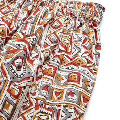 Multicolor Trendy Women's Blue Printed Cotton Palazzos - Elasticated Waist & Ankle-Length Fit