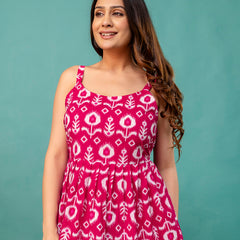 Strappy Peplum Top – Flattering Fit, All-Day Comfort, Sizes XS–XXL.