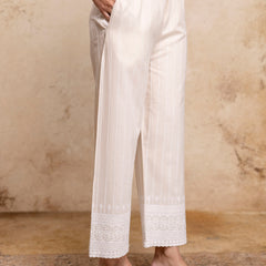 Women’s Cotton Embroidered Wide-Leg Palazzos | Soft, Breathable & Elegant
