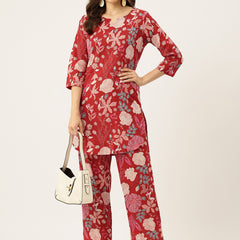 Floral Printed Cotton Co-Ord set – Breezy Prints, Chic Fit
