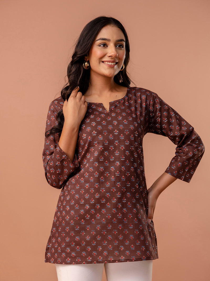 Elegant Printed top – Soft Cotton, Everyday Style, Sizes S–XXL.