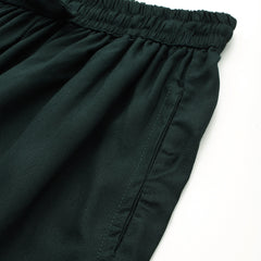 Women's Culottes | Calf-Length Pants with Double Pockets & Elastic Waistband