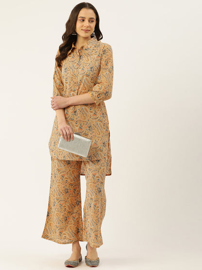 Floral Printed Pure Cotton Night Suits FRLW9051