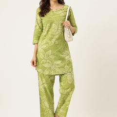 Floral Printed Cotton Co-Ord set – Breezy Prints, Chic Fit