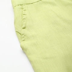 Cotton Pants - Double Pockets, Adjustable Waist, and Ankle-Length Fit