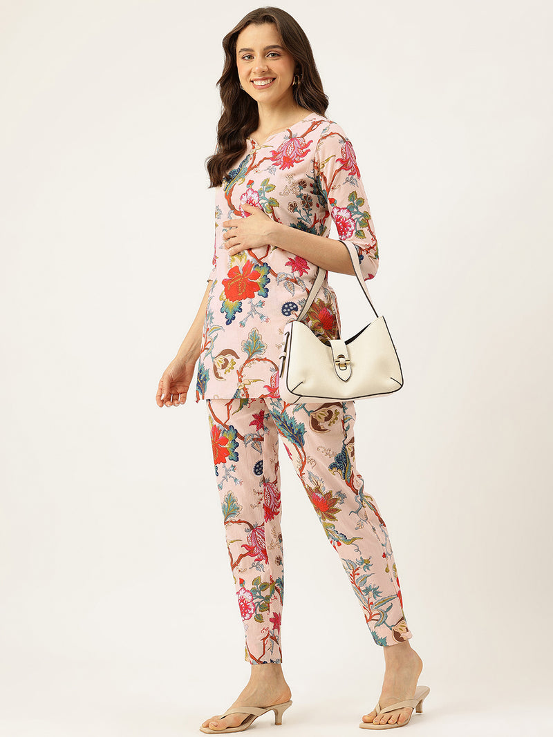 Printed Cotton Kurti & Pant Set – Breezy Prints, Chic Fit