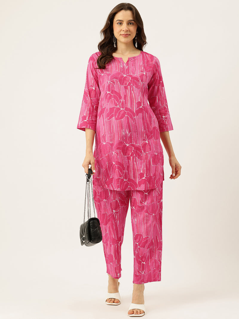 Floral Printed Cotton Co-Ord set – Breezy Prints, Chic Fit