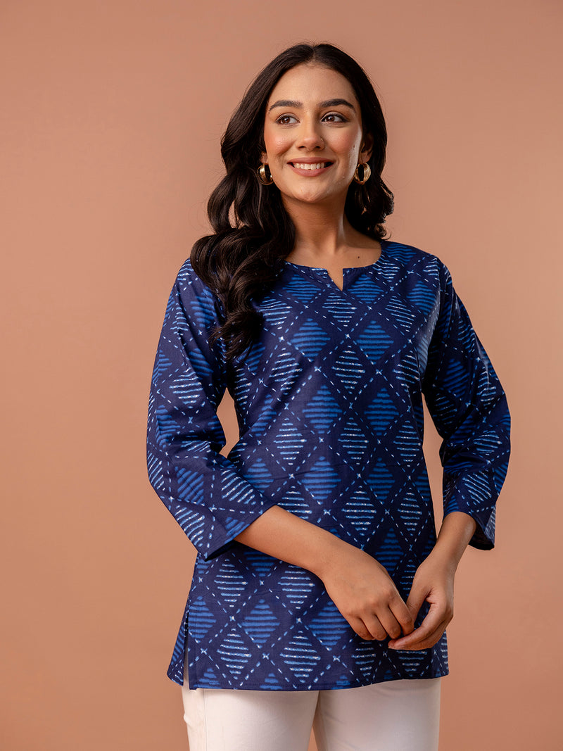 Elegant Printed top – Soft Cotton, Everyday Style, Sizes S–XXL.