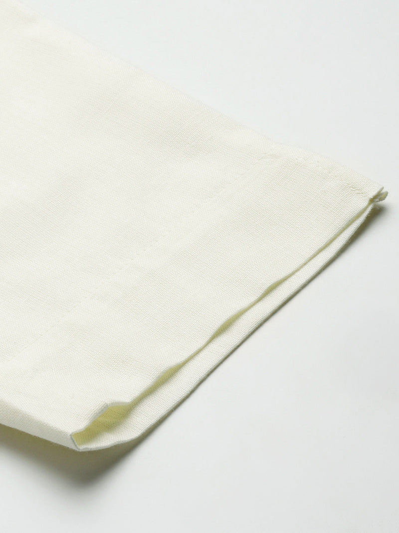 Cotton Pants - Double Pockets, Adjustable Waist, and Ankle-Length Fit