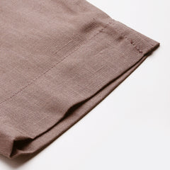 Cotton Pants - Double Pockets, Adjustable Waist, and Ankle-Length Fit