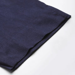 Women's Cotton Pants - Double Pockets, Adjustable Waist, and Ankle-Length Fit