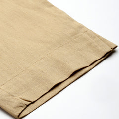 Cotton Pants - Double Pockets, Adjustable Waist, and Ankle-Length Fit