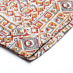 Multicolor Trendy Women's Blue Printed Cotton Palazzos - Elasticated Waist & Ankle-Length Fit