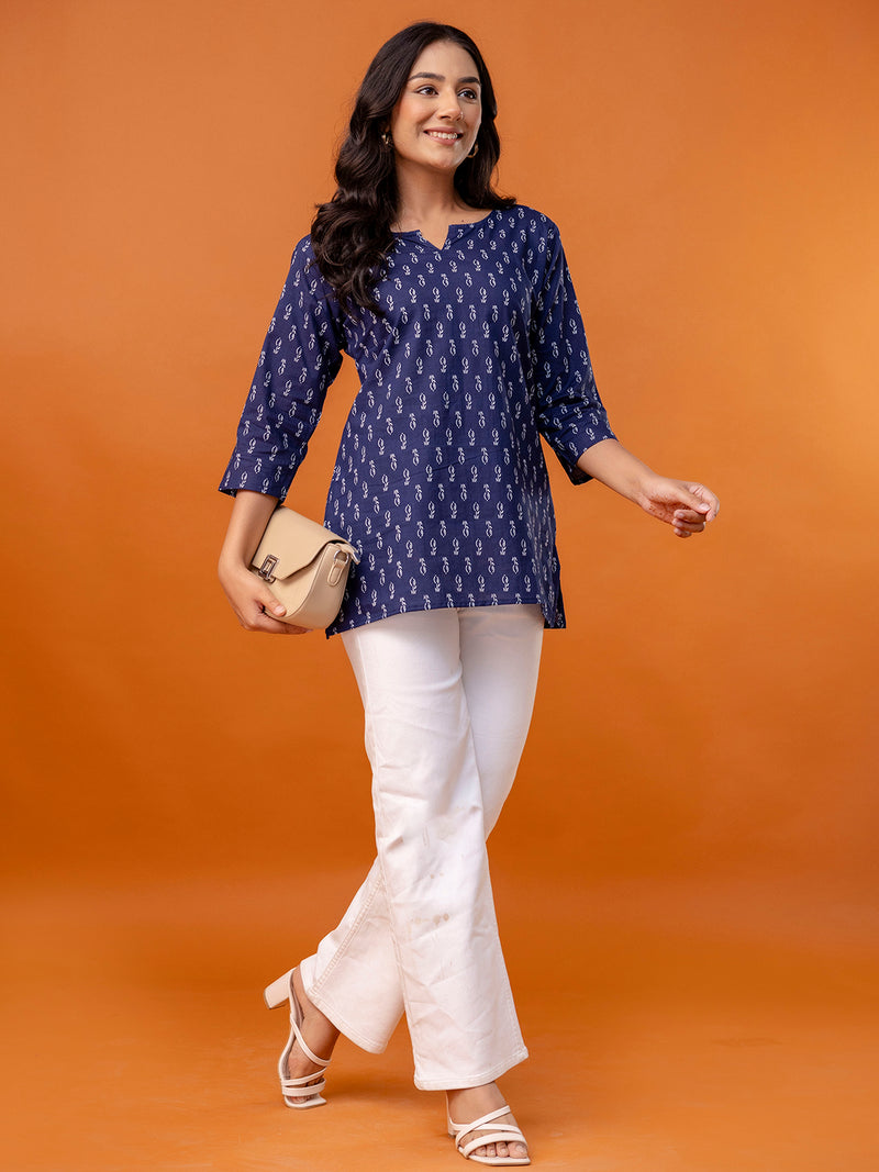 Elegant Printed top – Soft Cotton, Everyday Style, Sizes S–XXL.